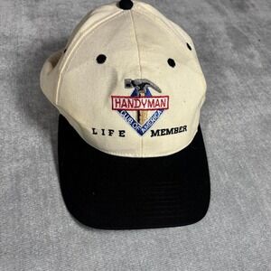 Handyman Club of America black and cream baseball cap